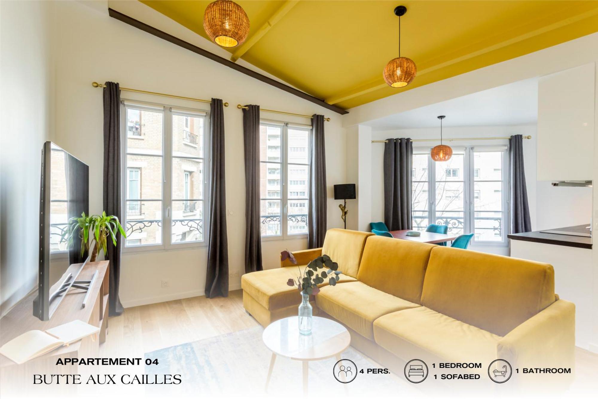 Ferienwohnung Beauquartier - Butte Aux Cailles I Paris Exterior foto