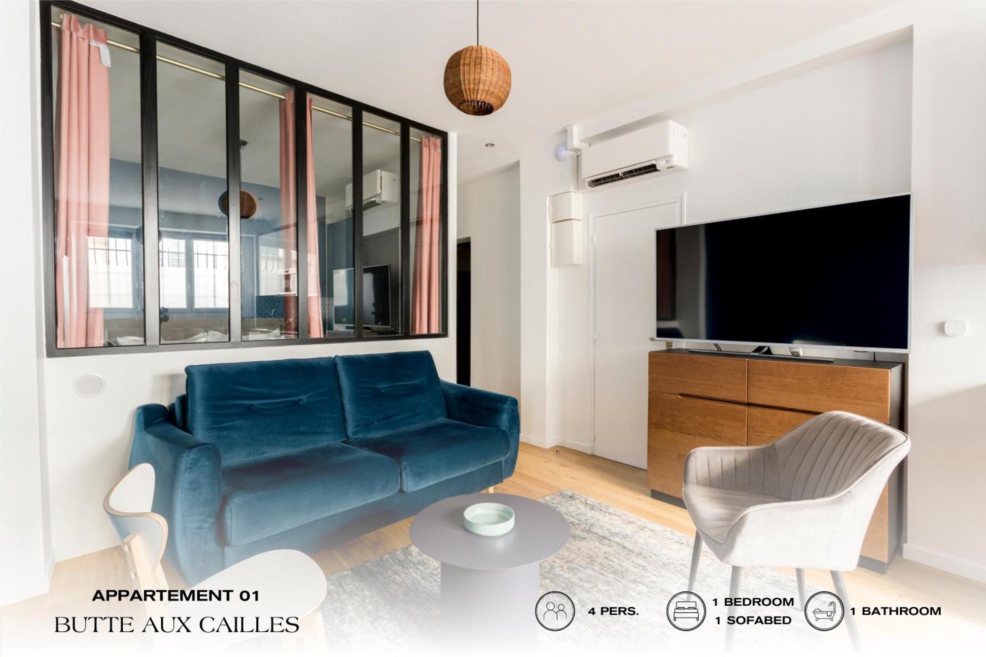 Ferienwohnung Beauquartier - Butte Aux Cailles I Paris Exterior foto