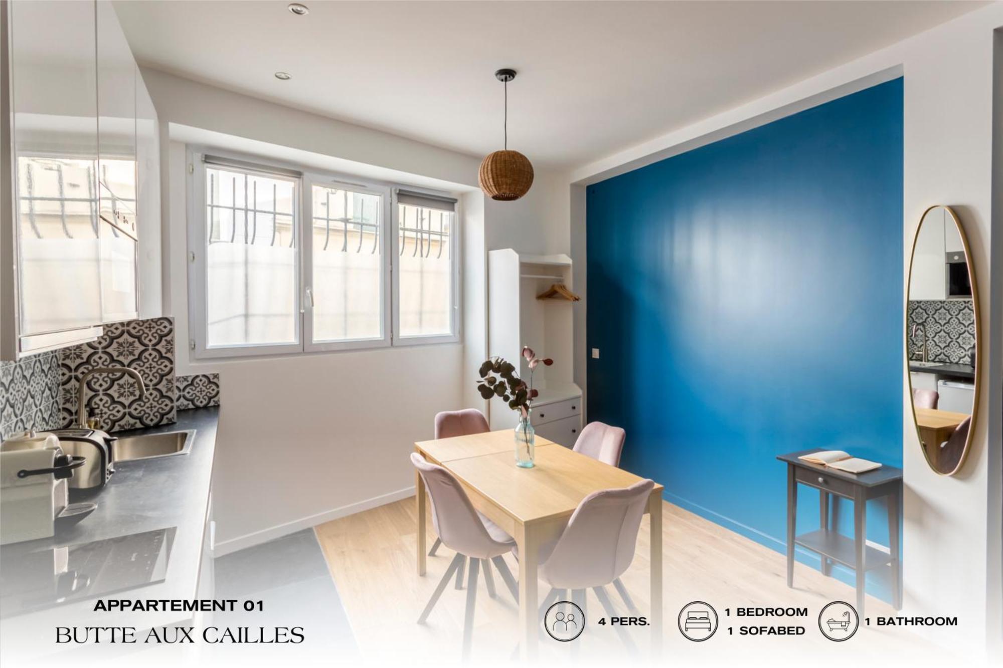 Ferienwohnung Beauquartier - Butte Aux Cailles I Paris Exterior foto