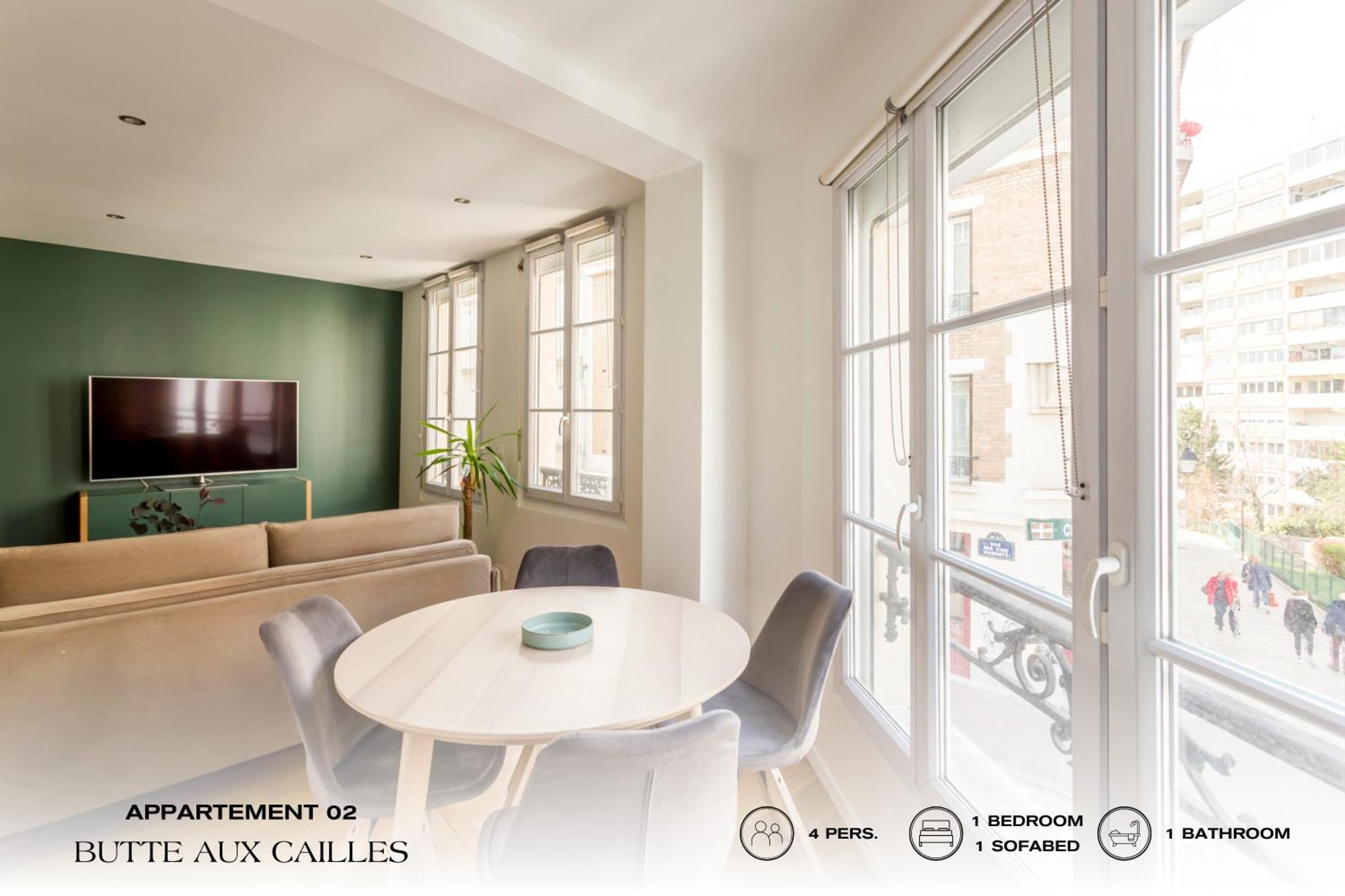Ferienwohnung Beauquartier - Butte Aux Cailles I Paris Exterior foto