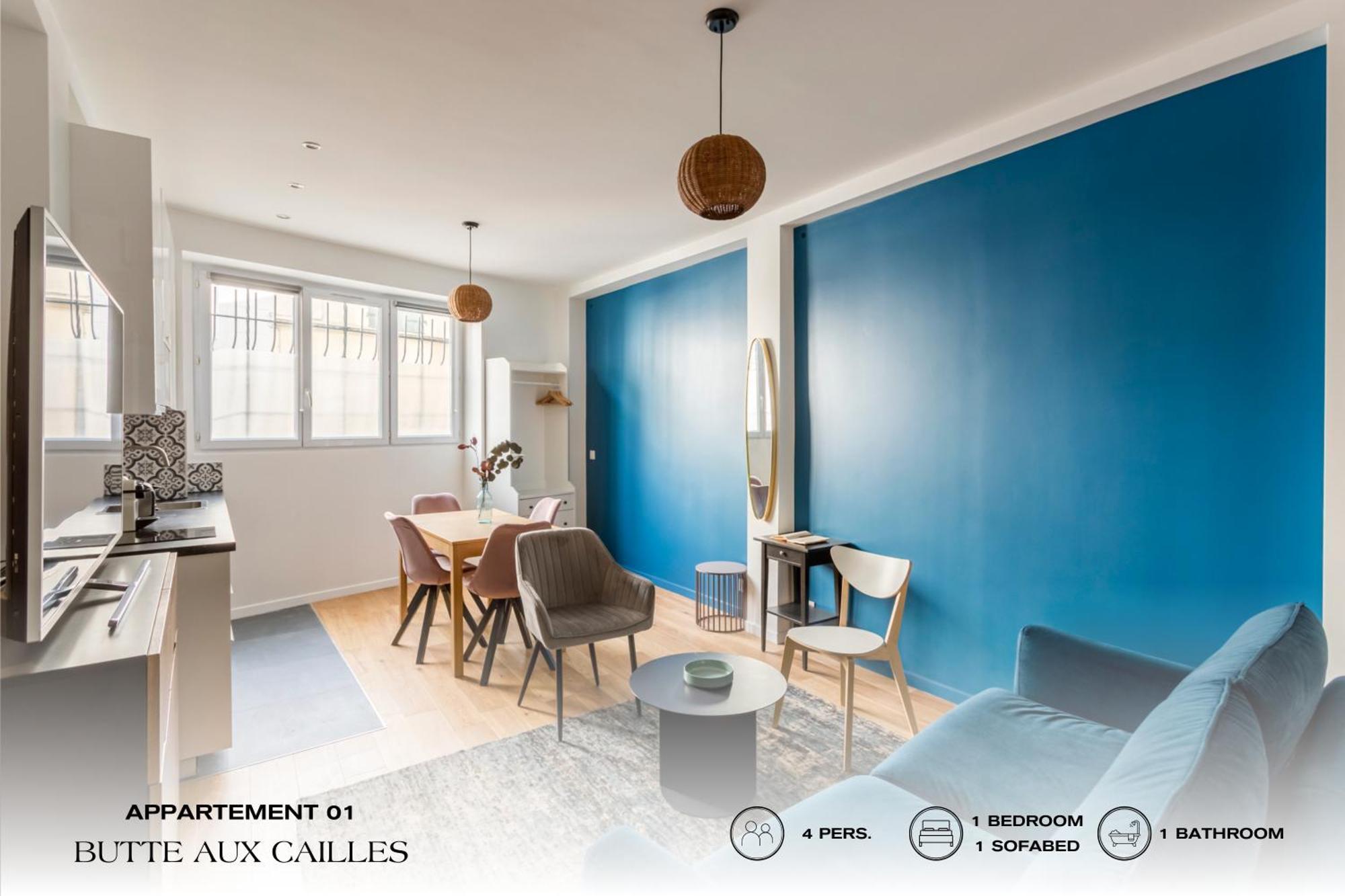 Ferienwohnung Beauquartier - Butte Aux Cailles I Paris Exterior foto