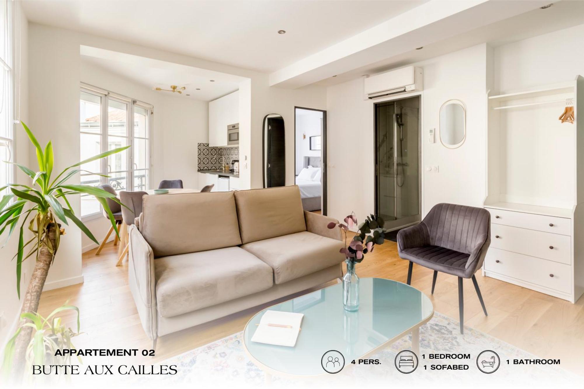 Ferienwohnung Beauquartier - Butte Aux Cailles I Paris Exterior foto