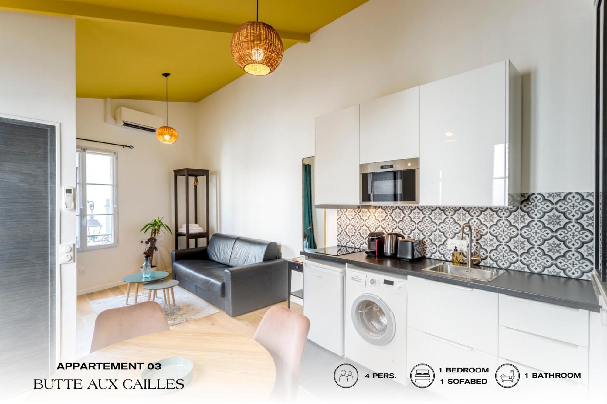 Ferienwohnung Beauquartier - Butte Aux Cailles I Paris Exterior foto