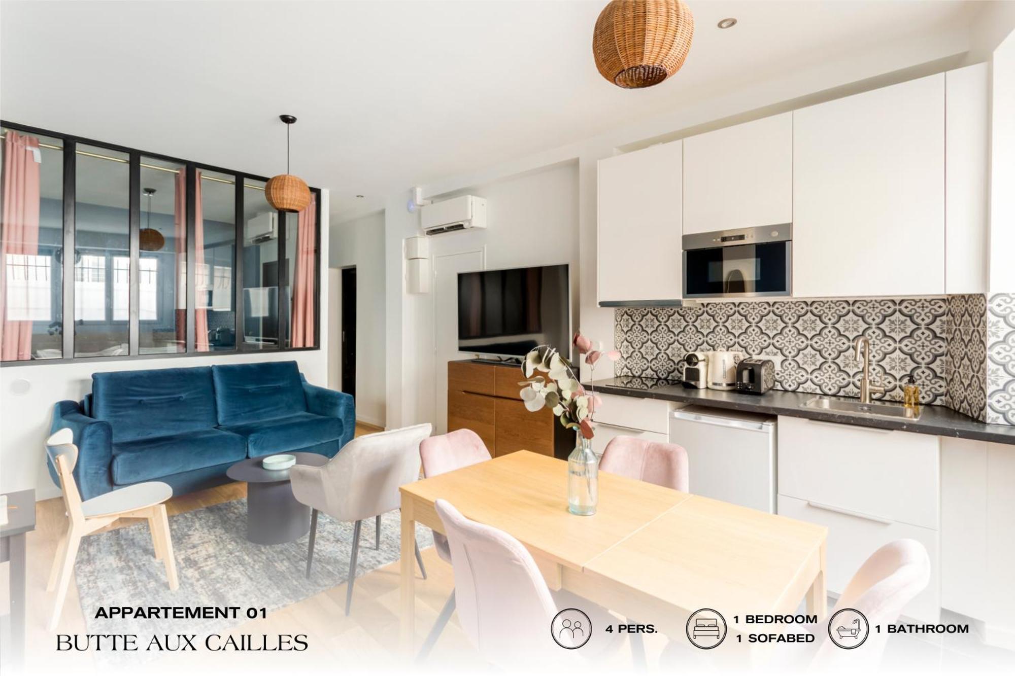 Ferienwohnung Beauquartier - Butte Aux Cailles I Paris Exterior foto